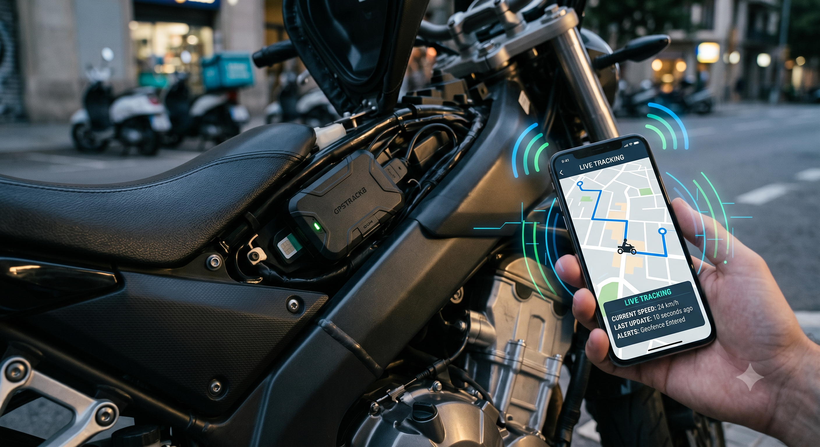 Motor Pelacak GPS